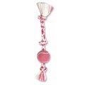 Pink 3 Knot Tug w/ 4" Pink Ball - 3 Pack<br>Item number: 52014: Dogs Toys and Playthings 