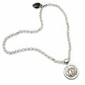 Sterling Silver Luxurious Crown Necklace: Dogs Accessories 