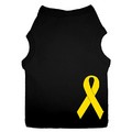 Support Our Troops Ribbon Doggy Tank: Dogs Pet Apparel 