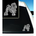 Lowchen Rhinestone Car Decal<br>Item number: DD-2063: Dogs Gift Products 