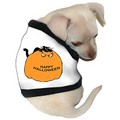 Halloween Cat on Pumpkin Dog Tank: Dogs Holiday Merchandise 