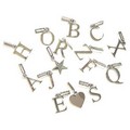 Letter Charms (5/pk) - Silver: Dogs Accessories 