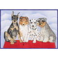Dog-Up on the Roof Note Cards<br>Item number: N481B: Dogs