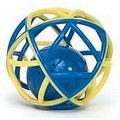 Boinky Babble Ball - Blue and Gold (Synthetic Rubber)<br>Item number: BK2: Dogs Toys and Playthings 