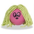 Lg. Hairball - Pink (Plastic and Cotton)<br>Item number: HB1: Dogs