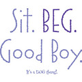 Sit. Beg. Good Boy Night Shirt (one szie) - Light Pink<br>Item number: W11-009-010-021: Dogs