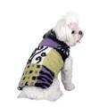 Novelty Patch Fleece Coat: Dogs
