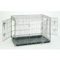 2 Door Great Crate - Chrome: Dogs Travel Gear 
