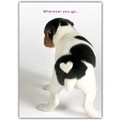 Love Card - Heart Puppy not blank<br>Item number: DS2-02LOVE: Dogs Gift Products 