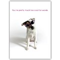 Thanks Card<br>Item number: DS2-01THANKS: Dogs Gift Products 