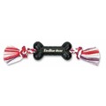 TireBiter Bone w/Rope - 3 Pack: Dogs Toys and Playthings Fetch & Tug Toys 