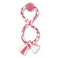 Pink Figure 8 Tug<br>Item number: 52026: Dogs Toys and Playthings Rope Toys 