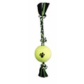 3 Knot Tug Big Tennis Ball - 3 Pack: Dogs Toys and Playthings Rope Toys 
