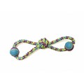 HT Dual Tennis Puppy Toy - 14"<br>Item number: 00368: Dogs Toys and Playthings Rope Toys 