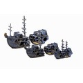 SUNKEN SHIP COLLECTION - Pirate Treasure Ship: Fish Aquarium Products Decorations 