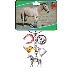 5 Charm Horse Key Chains