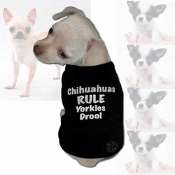 Chihuahuas Rule, Yorkies Drool Dog Tank Top