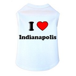 I Love Indianapolis- Dog Tank
