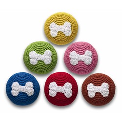 Crochet Bone Ball - 6 Pack