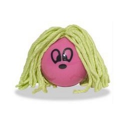 Lg. Hairball - Pink (Plastic and Cotton)