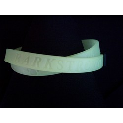BARKSTRONG GLOW-IN-THE-DARK DOG COLLAR - 1/2" WIDE, 24" LONG (Cut to Fit)