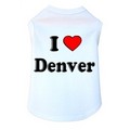 I Love Denver- Dog Tank