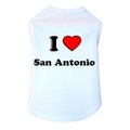 I Love San Antonio- Dog Tank