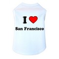 I Love San Francisco- Dog Tank