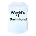 World's #1 Dachshund- Dog Tank