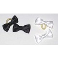White Bow Tie Double Elastics<br>Item number: 01041701
