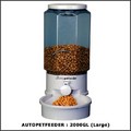 Autopetfeeder - Large (Light Gray) (Nylon and PP Plastic)<br>Item number: 2000GL