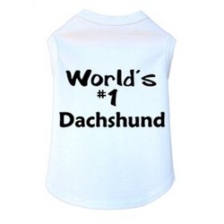 World's #1 Dachshund- Dog Tank
