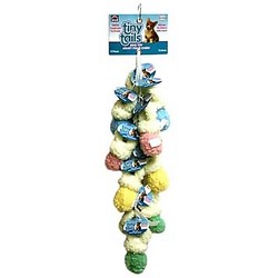 TINY TAILS FLEECE PUPPY PACIFIERS - 12/ROPE
