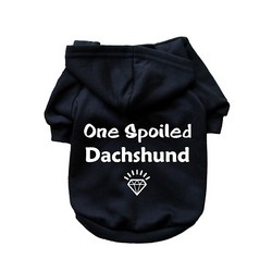 One Spoiled Dachshund- Dog Hoodie