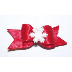 Starched Show Bows - Snowflake