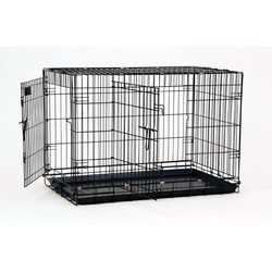 Black Great Crate w/  Divider Panel