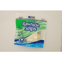 Denta Clean Fresh Breath Rawhide Strips - 6 oz. (6/Case)
