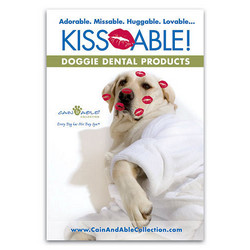 KissAble Doggie Dental Poster