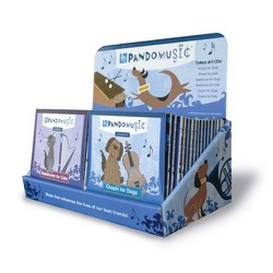 PandoMusic Display Kit w/o Counter Display - 21 Dog CD's/9 Cat CD's