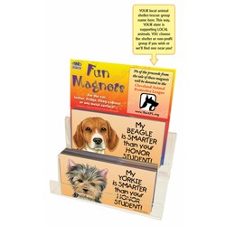 PET CAR MAGNET COUNTER DISPLAY