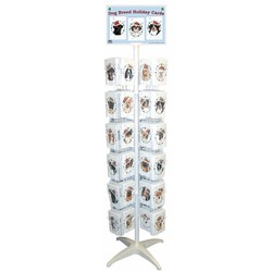 SEASONAL / CHRISTMAS DOG GREETING CARDS WITH WIRE RACK DISPLAY