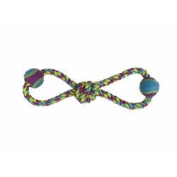 HT  12" Rope Tennis Toy