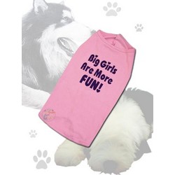 Big Girls Are More Fun! Dog Tank Top