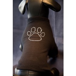 Paw Print Rhinestone Dog Tank Top