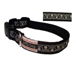 Air Collar - Black Skulls