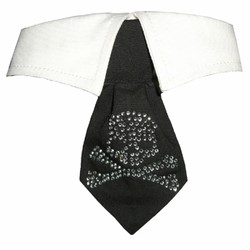 Crossbone Crystal Collar