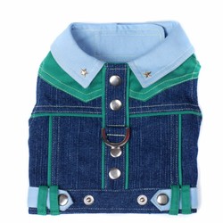 Denim Harness Top