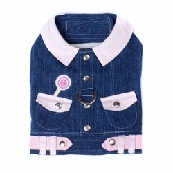 Girls Denim Harness Top