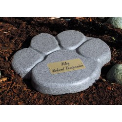 Paw Print Memorial Marker