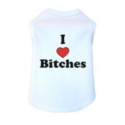 I Love Bitches - Dog Tank